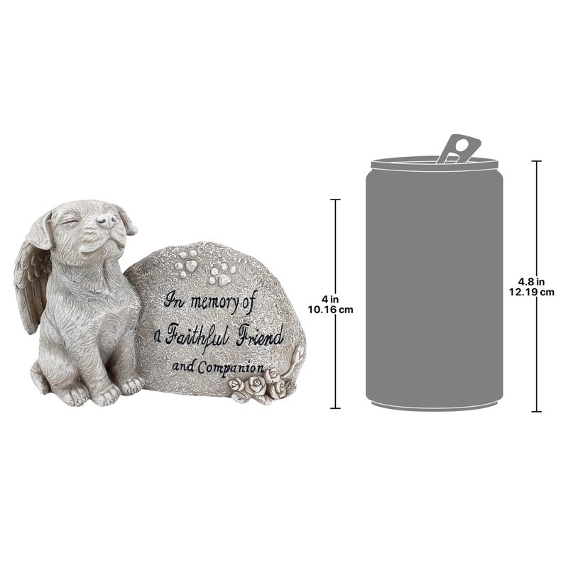 Design Toscano QL593931 Forever in Our Hearts Memorial Dog Statue,greystone - Image 5